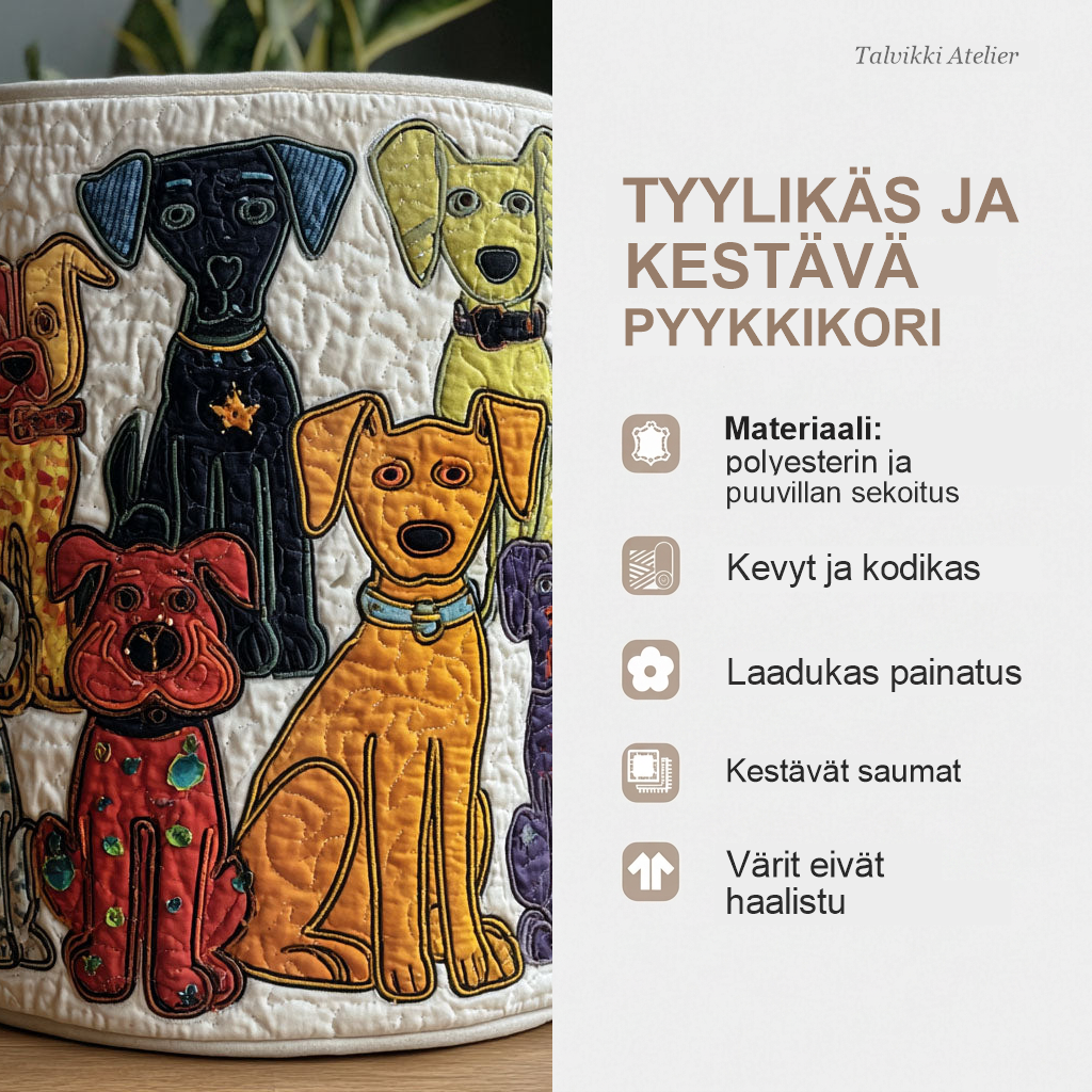 Pyykkikorin ominaisuudet