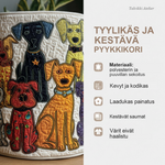 Pyykkikorin ominaisuudet