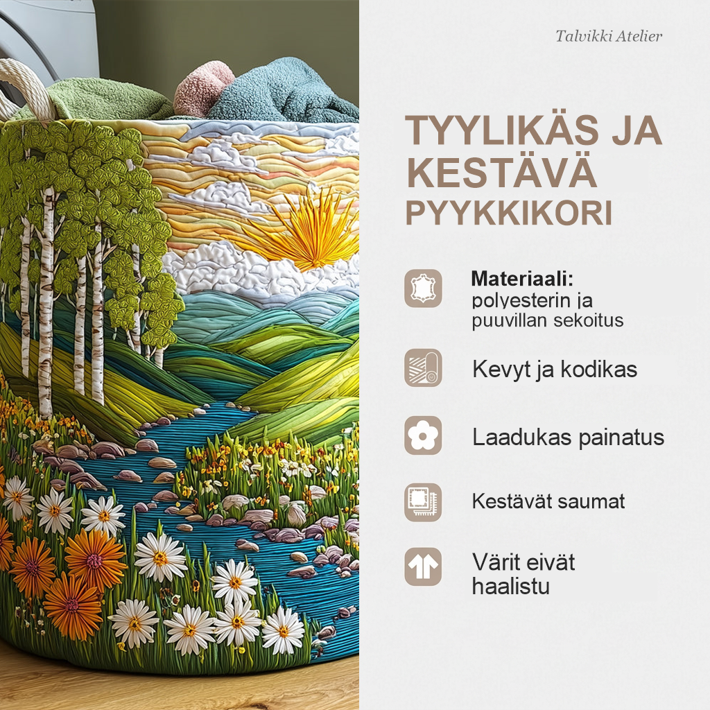 Pyykkikorin ominaisuudet