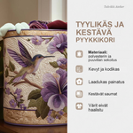 Pyykkikorin ominaisuudet