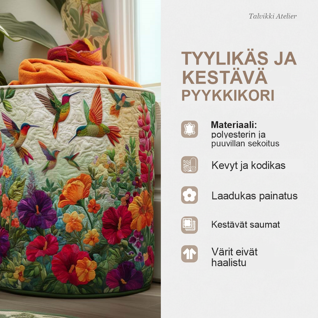Pyykkikorin ominaisuudet