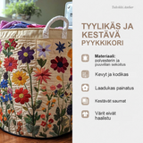 Kukkaloisto-pyykkikori