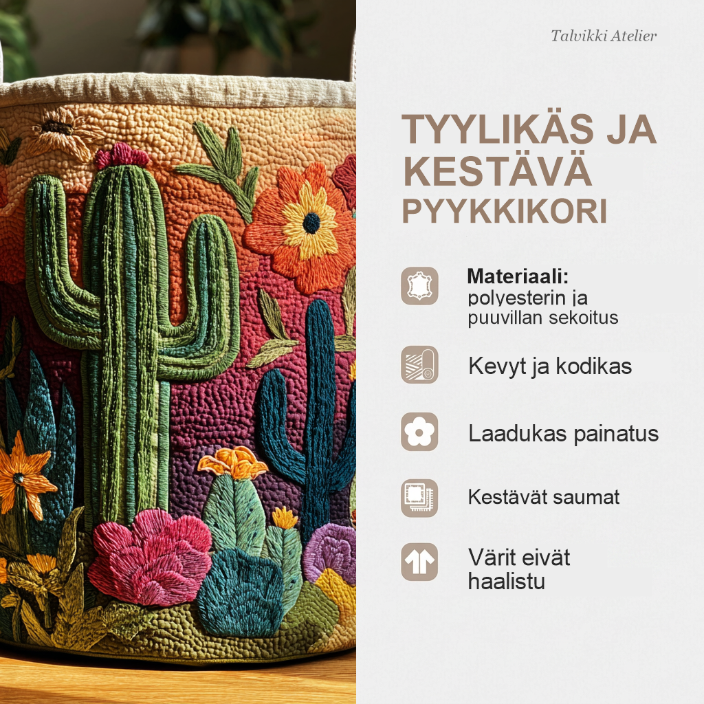 Pyykkikorin ominaisuudet