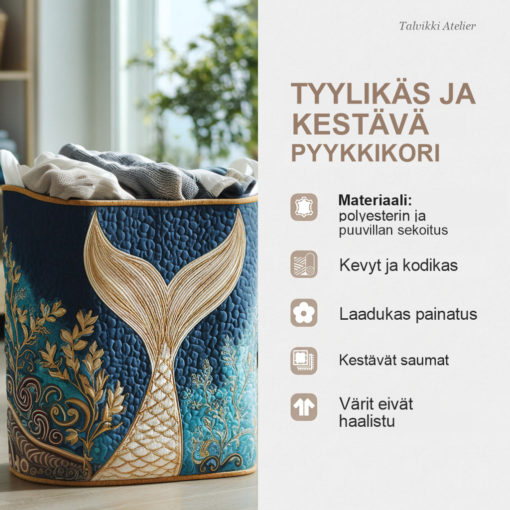Pyykkikorin ominaisuudet