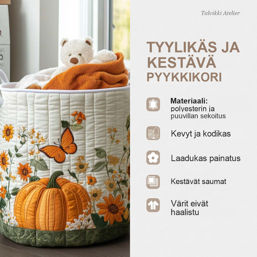 Pyykkikorin ominaisuudet
