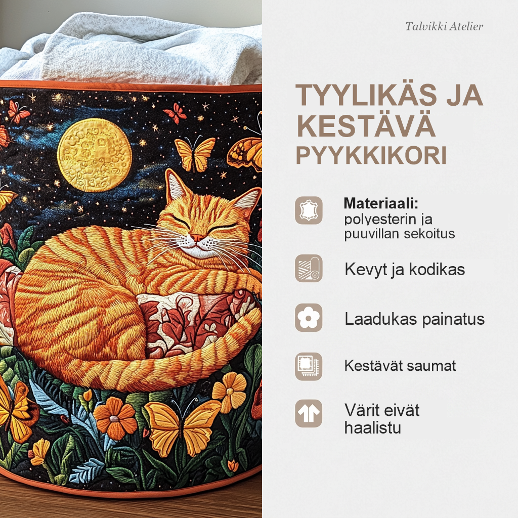 Pyykkikorin ominaisuudet