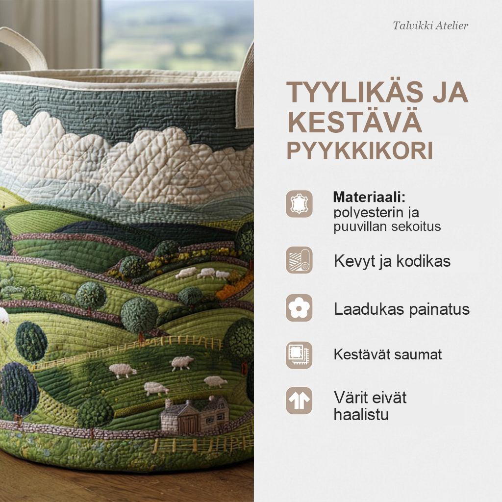 Pyykkikorin ominaisuudet