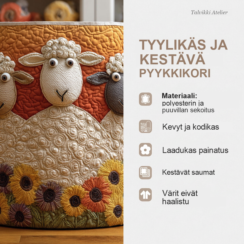 Pyykkikorin ominaisuudet