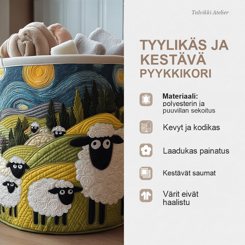 Pyykkikorin ominaisuudet