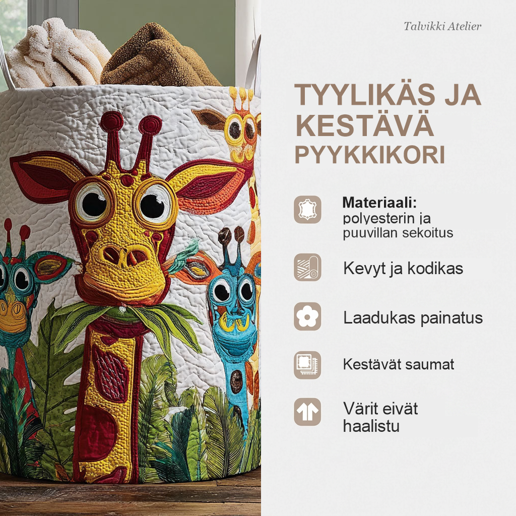 Pyykkikorin ominaisuudet