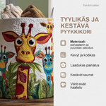 Pyykkikorin ominaisuudet
