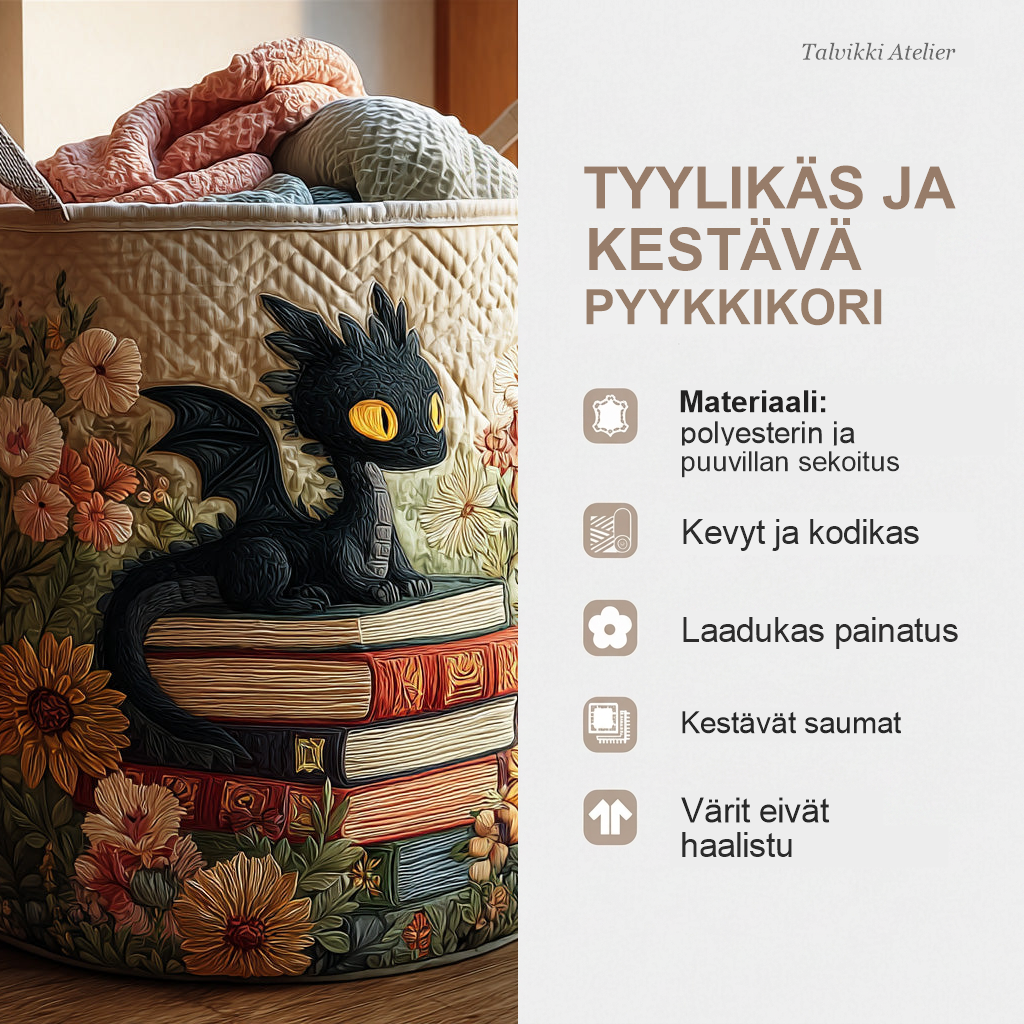 Pyykkikorin ominaisuudet