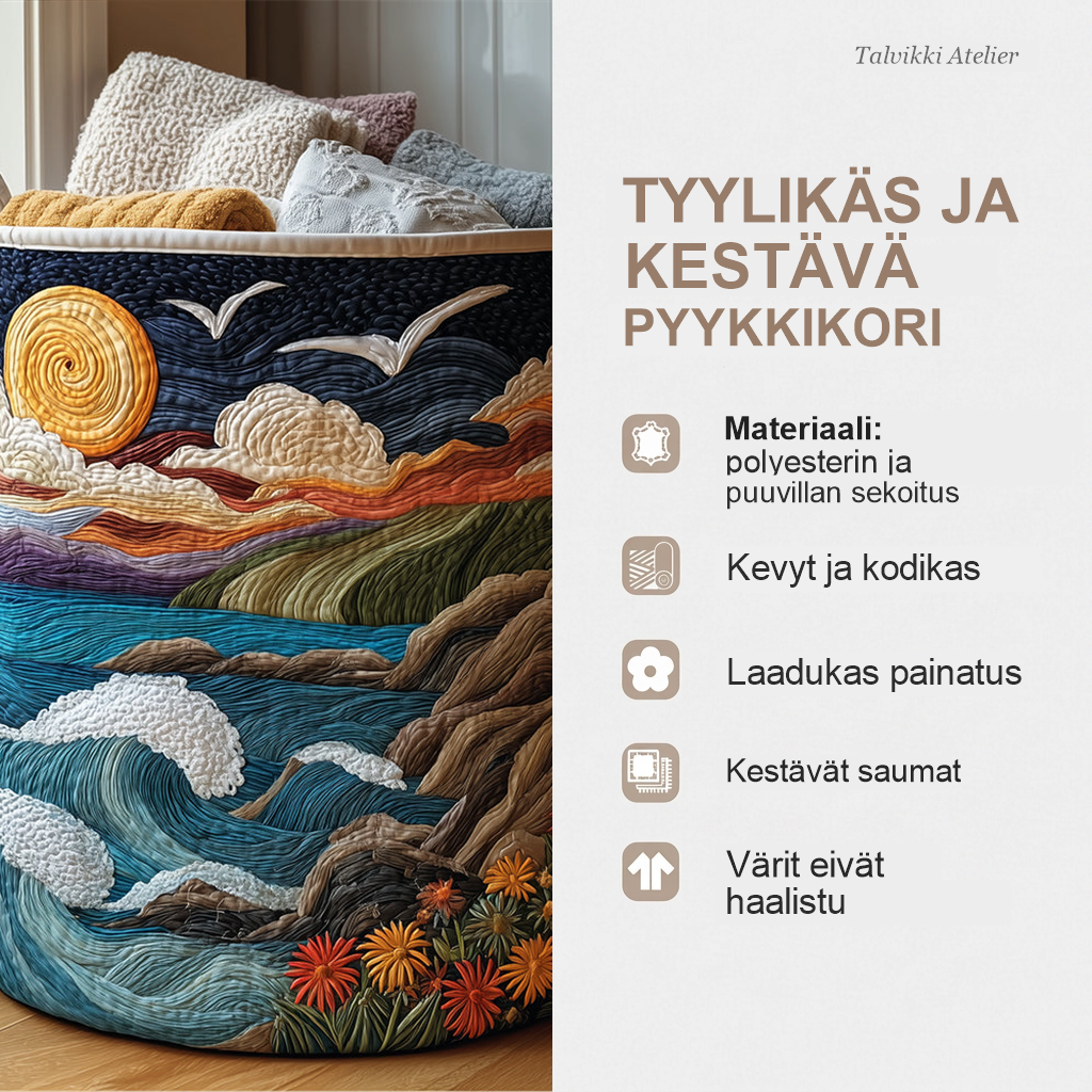 Pyykkikorin ominaisuudet
