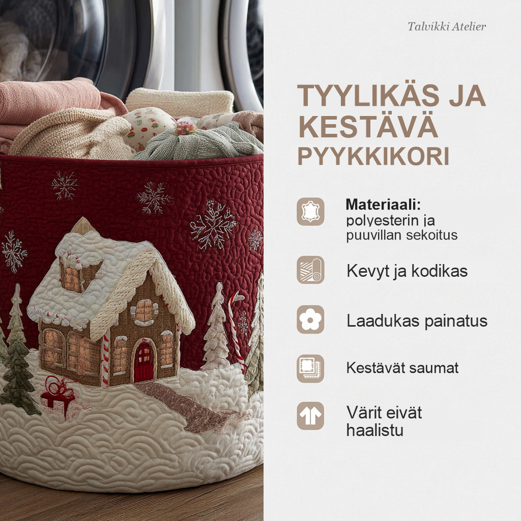 Pyykkikorin ominaisuudet
