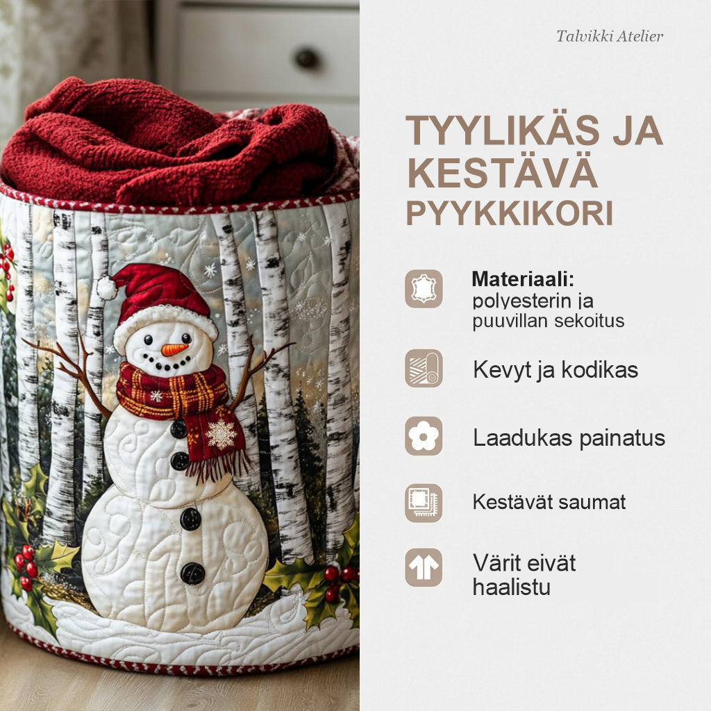 Pyykkikorin ominaisuudet
