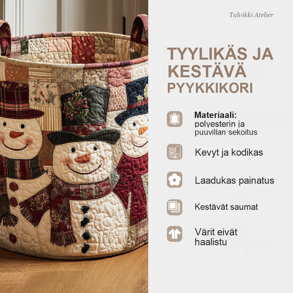 Pyykkikorin ominaisuudet