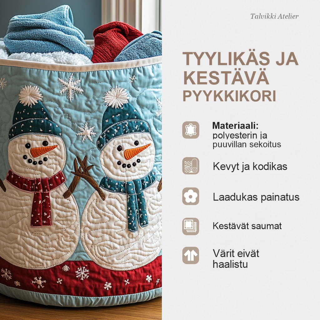 Pyykkikorin ominaisuudet