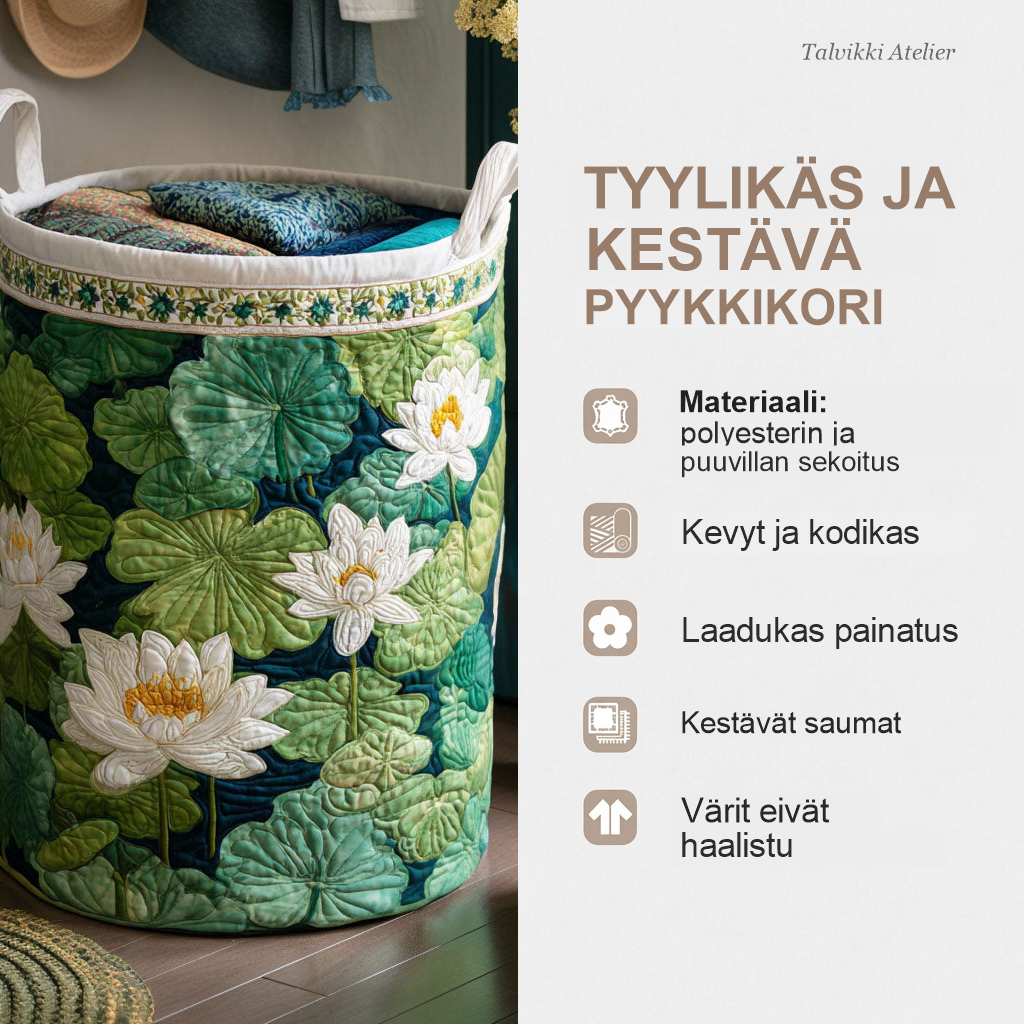 Pyykkikorin ominaisuudet