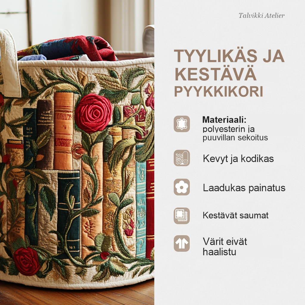 Pyykkikorin ominaisuudet