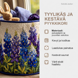 Lupiinien unipolku -pyykkikori