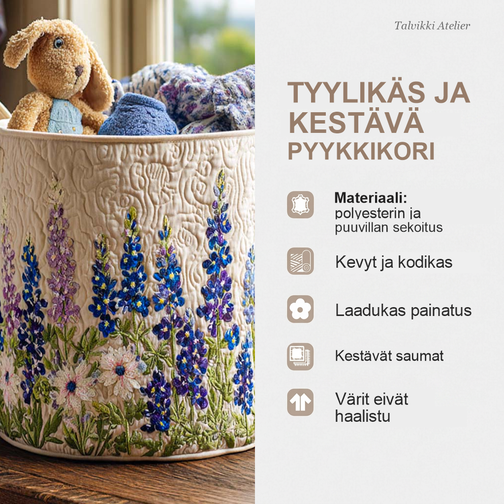 Pyykkikorin ominaisuudet