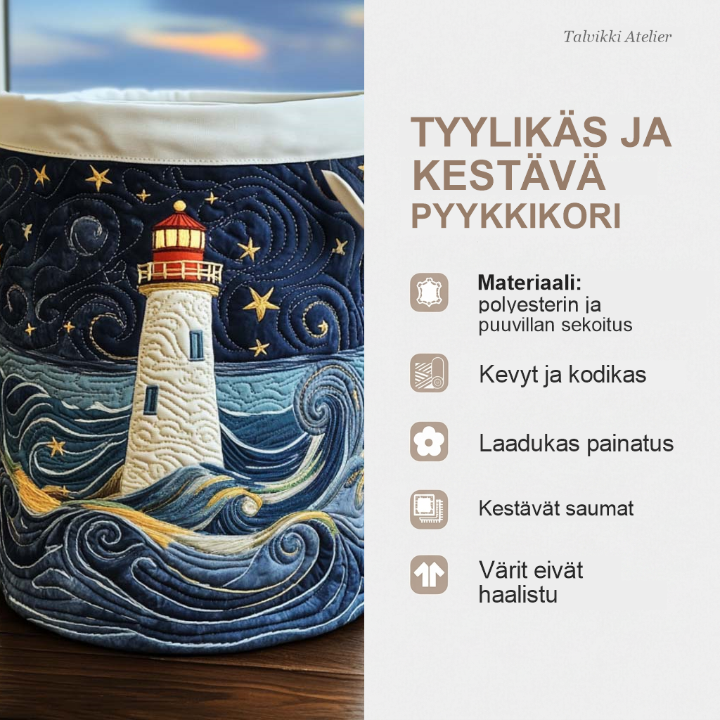 Pyykkikorin ominaisuudet