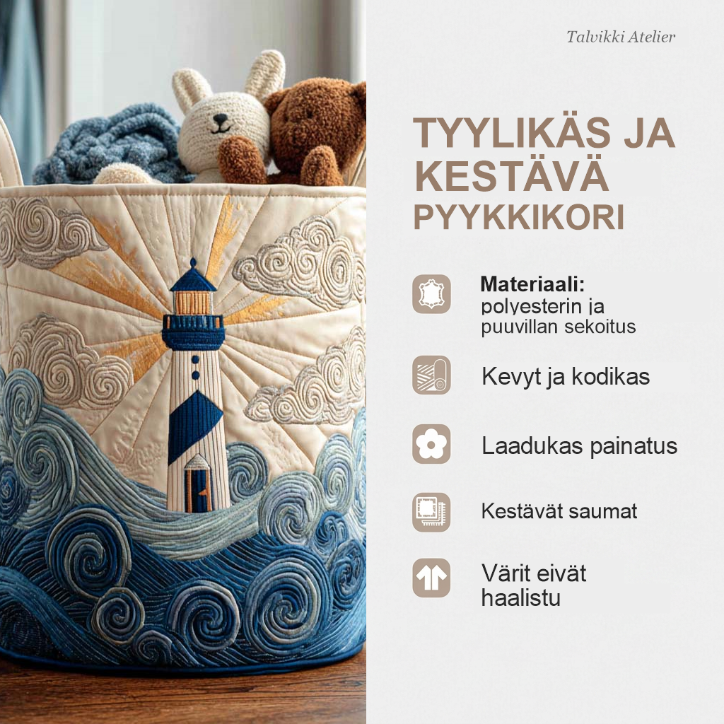 Pyykkikorin ominaisuudet