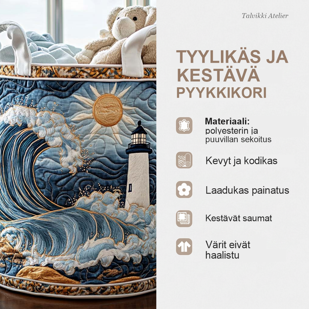 Pyykkikorin ominaisuudet