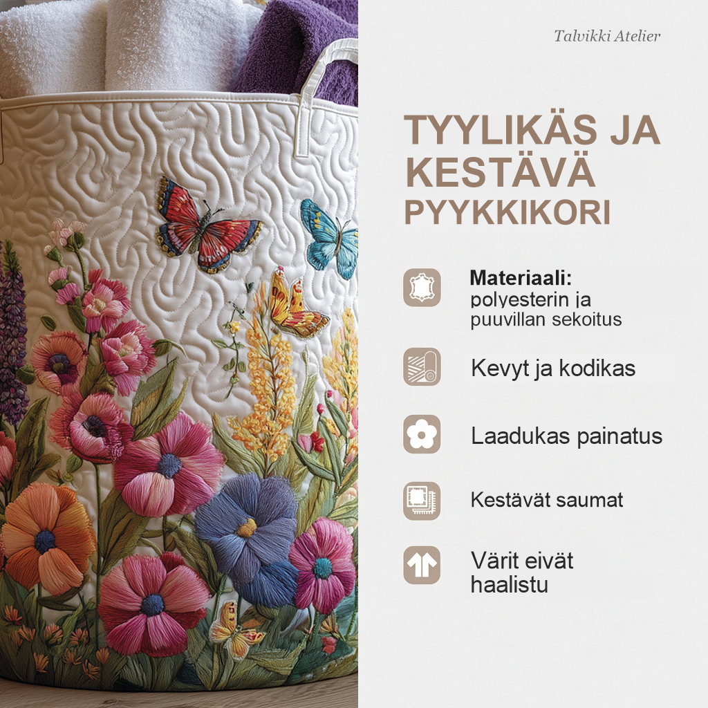 Pyykkikorin ominaisuudet