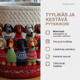 Mäyräkoiraparaati-pyykkikori