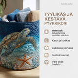 Merellinen tunnelma -pyykkikori