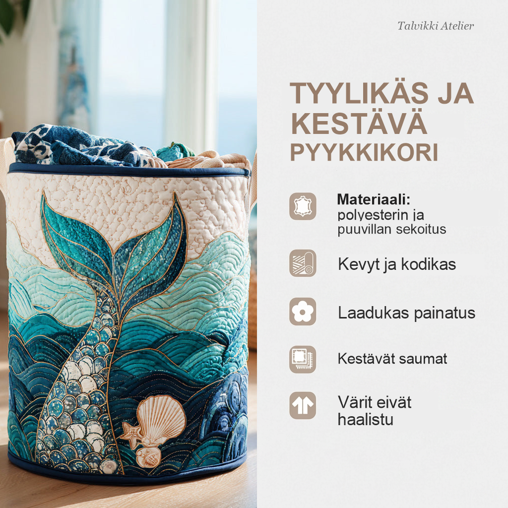 Pyykkikorin ominaisuudet