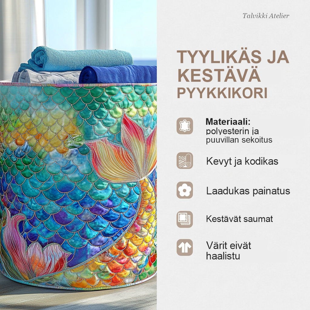Pyykkikorin ominaisuudet