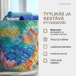 Pyykkikorin ominaisuudet