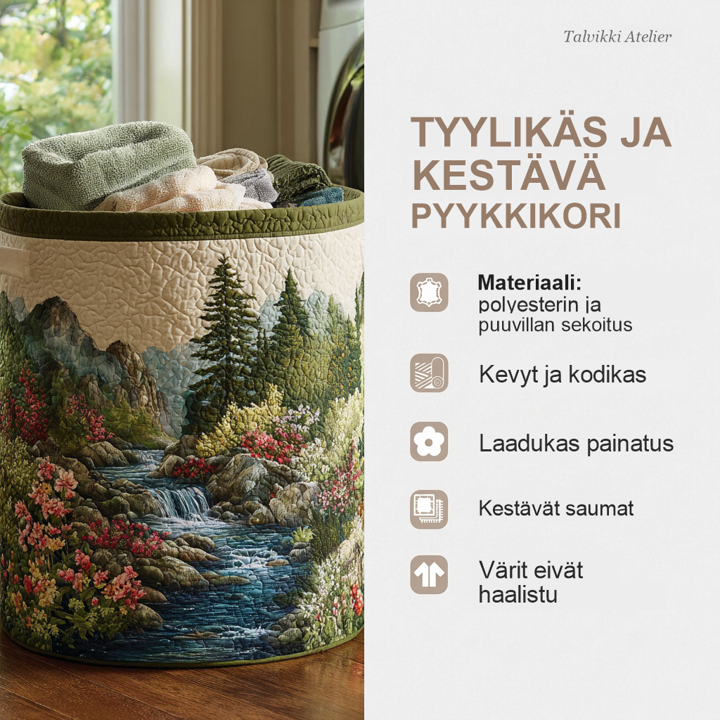 Pyykkikorin ominaisuudet