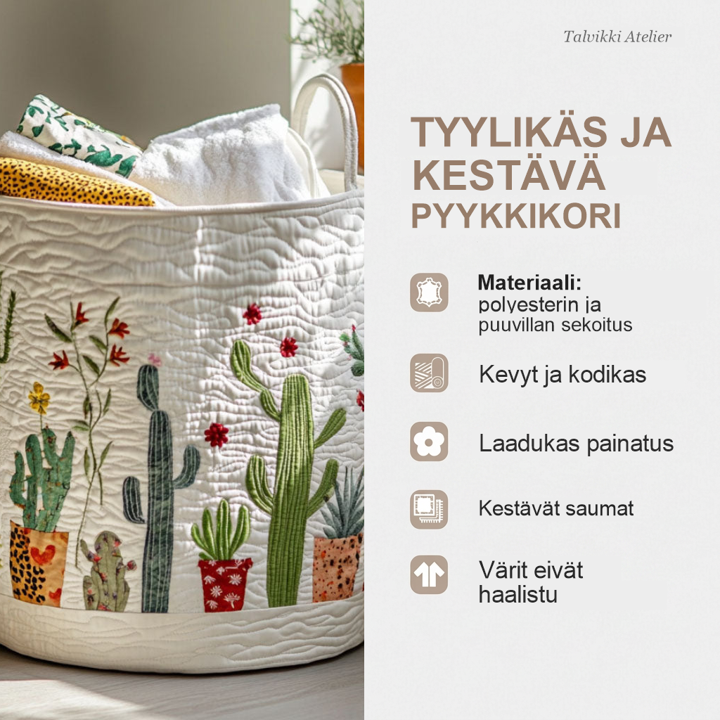 Pyykkikorin ominaisuudet