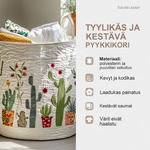 Pyykkikorin ominaisuudet