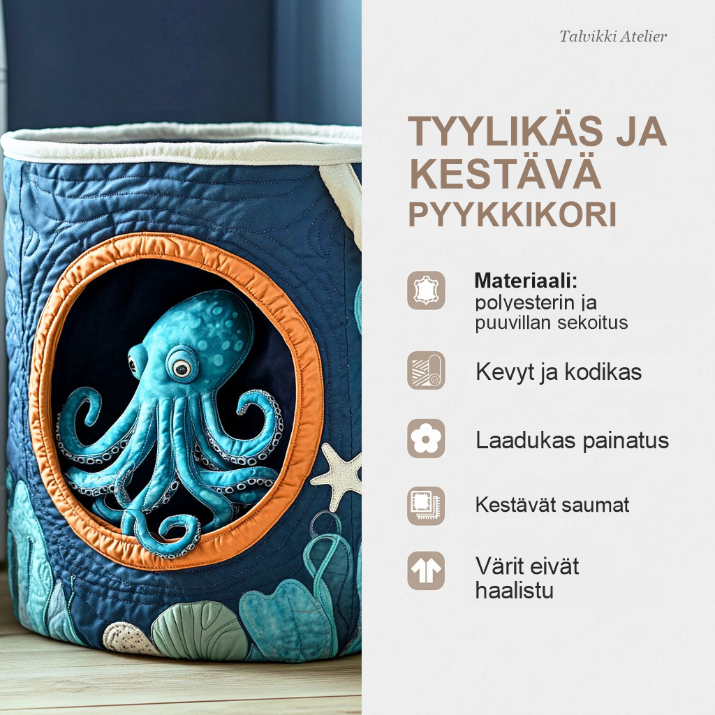 Pyykkikorin ominaisuudet