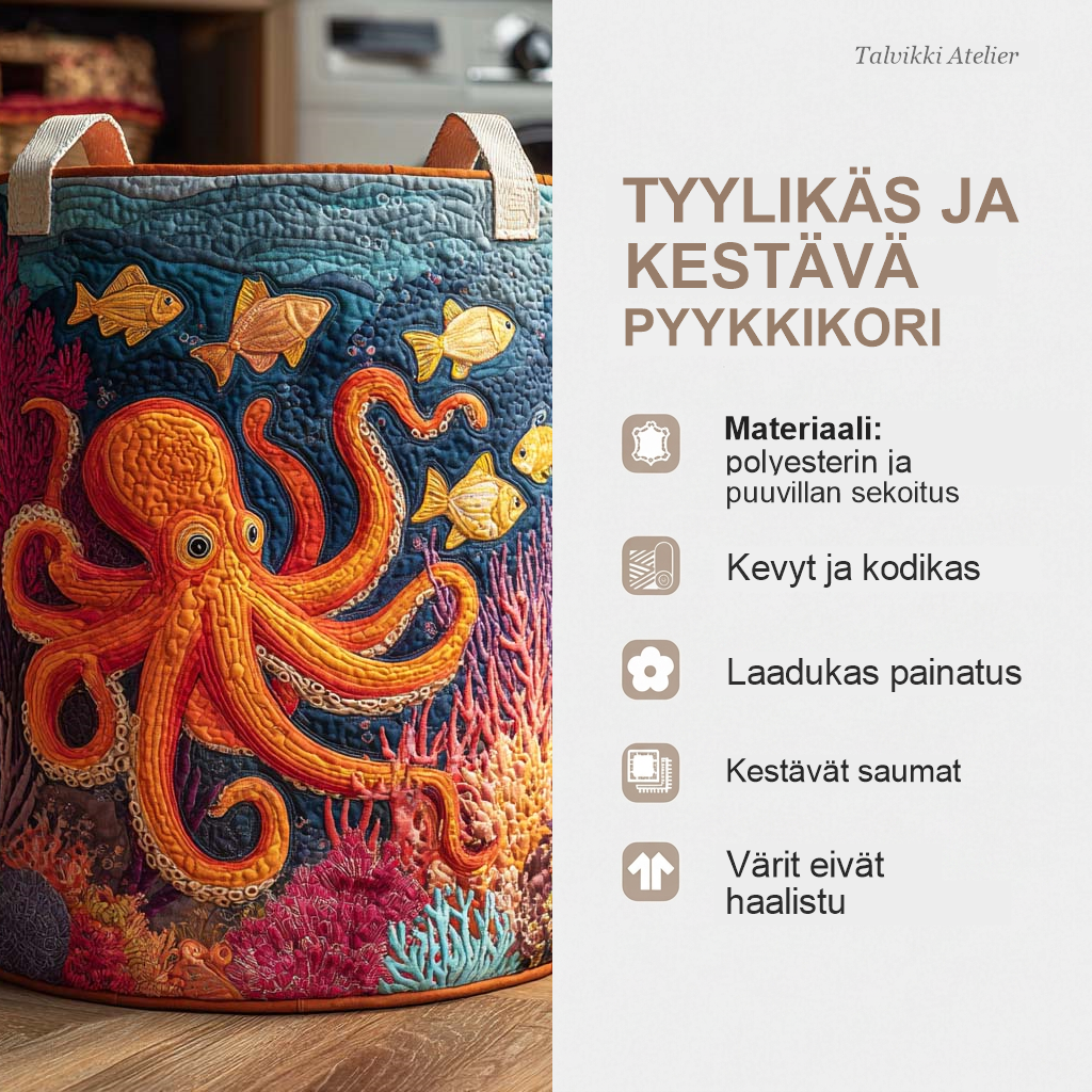 Pyykkikorin ominaisuudet