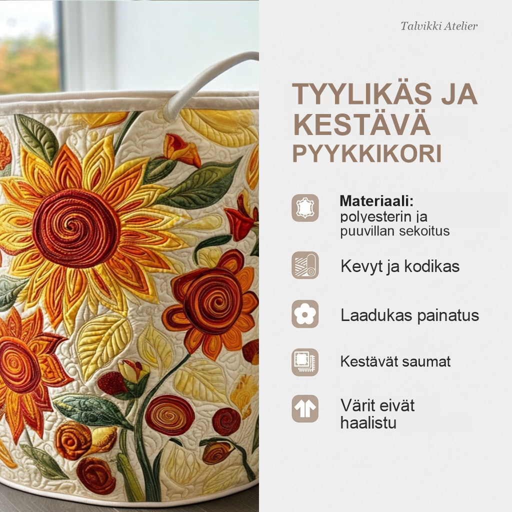 Pyykkikorin ominaisuudet
