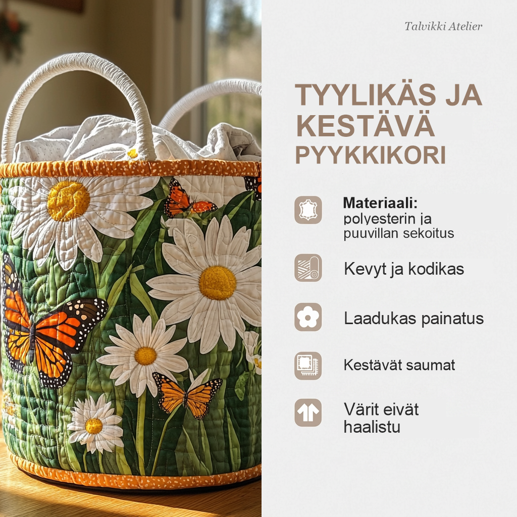 Pyykkikorin ominaisuudet