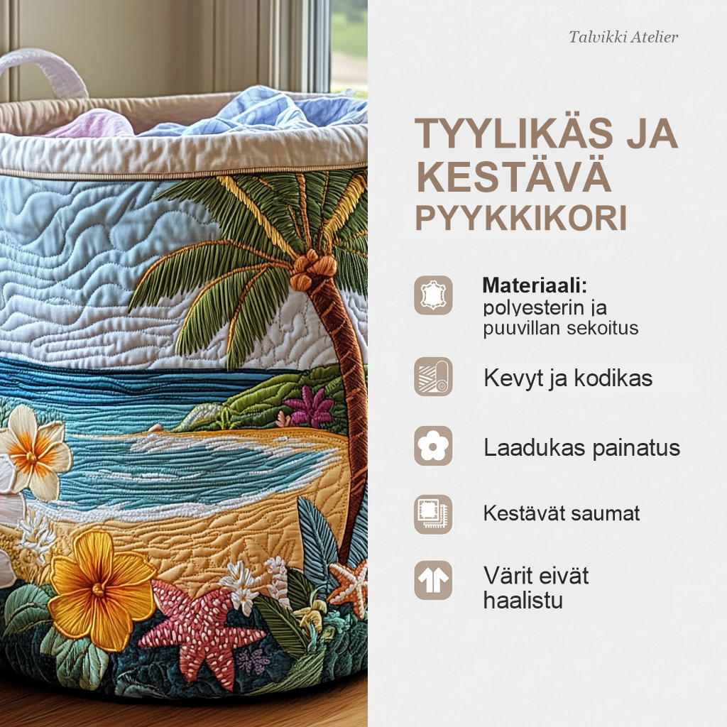 Pyykkikorin ominaisuudet
