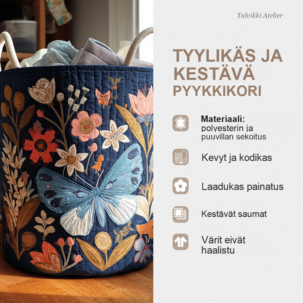 Pyykkikorin ominaisuudet