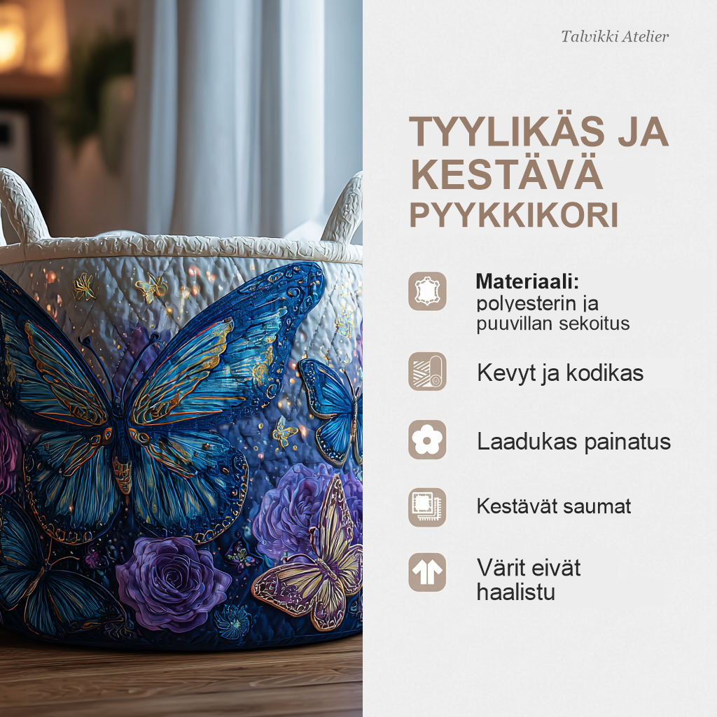 Pyykkikorin ominaisuudet