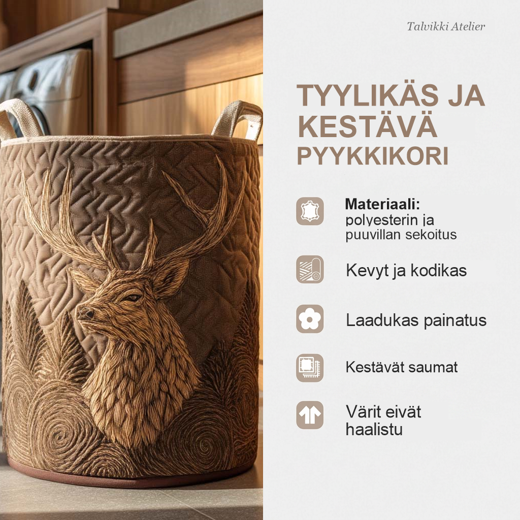 Pyykkikorin ominaisuudet
