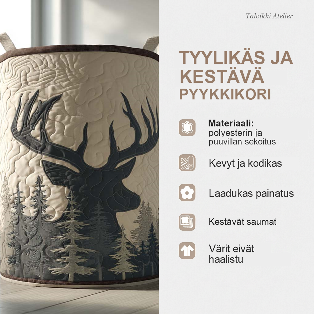 Pyykkikorin ominaisuudet