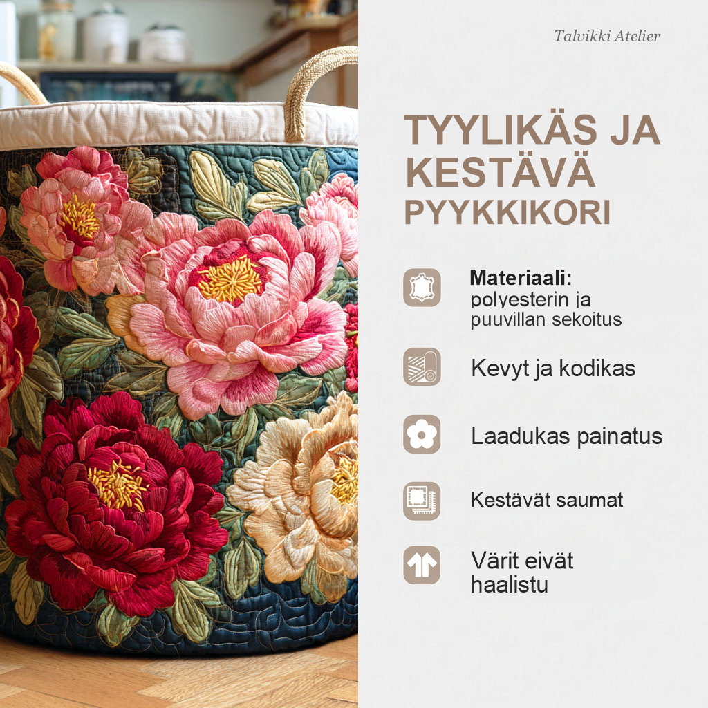 Pyykkikorin ominaisuudet