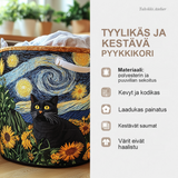 Viisas kissa -pyykkikori