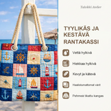 Meriaiheinen tilkkurantakassi
